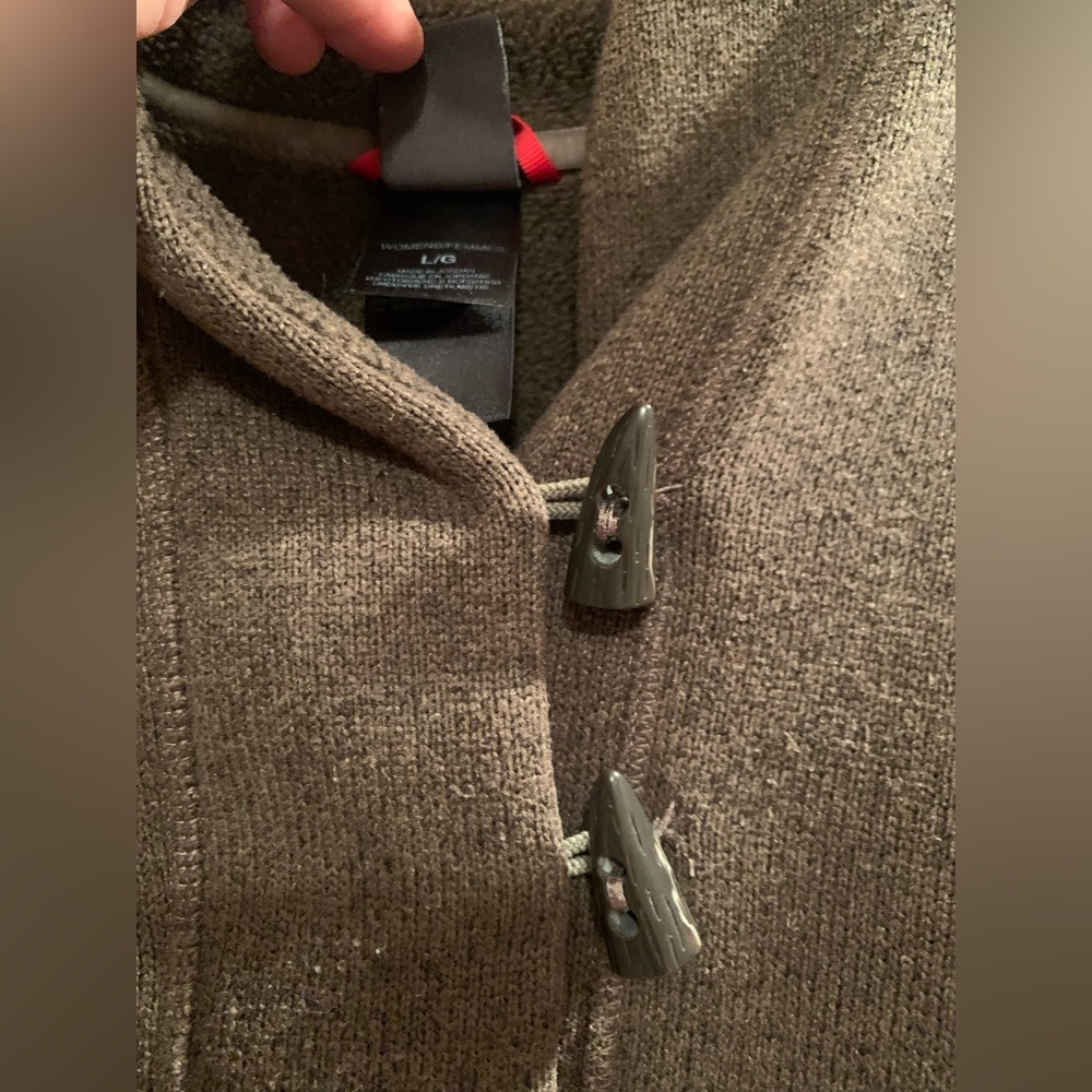 The North Face Brown Toggle Button Pullover Sweat… - image 3